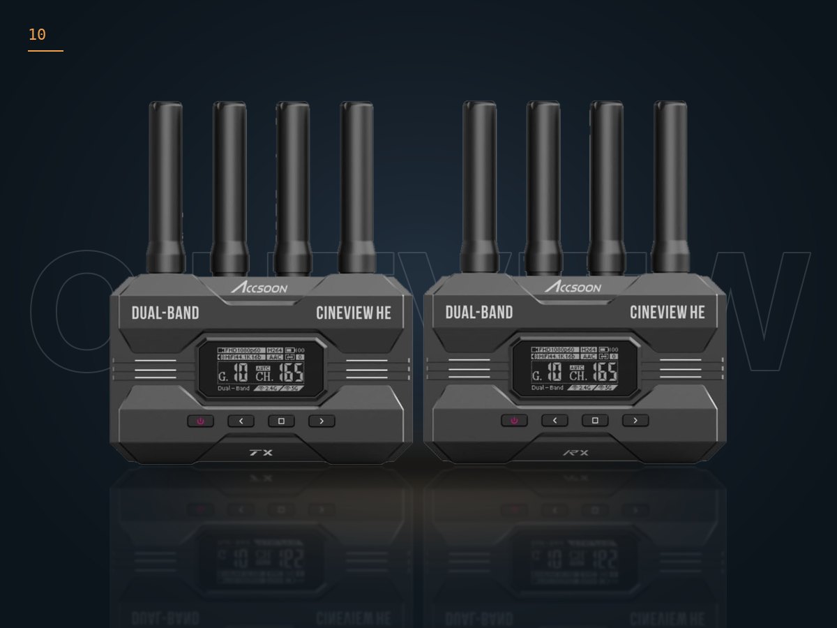 Accsoon CineView HE wireless video transmitter and receiver