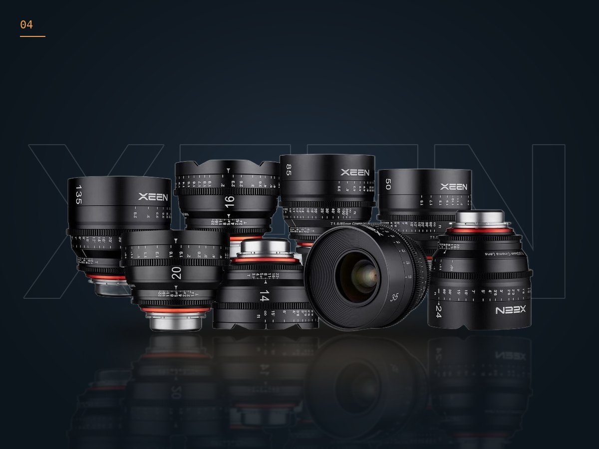 Rokinon Xeen cine prime lenses